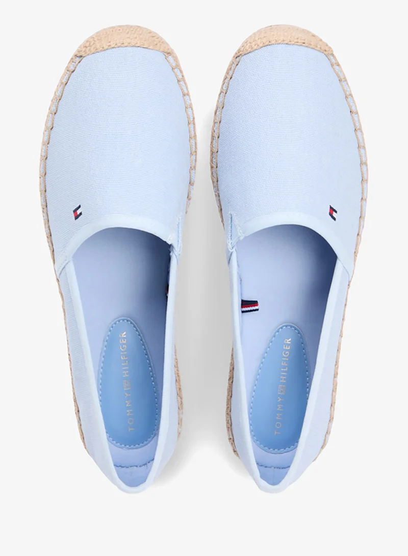 TOMMY HILFIGER  Flag Embroidery Canvas Espadrilles for Women | Best Price UAE